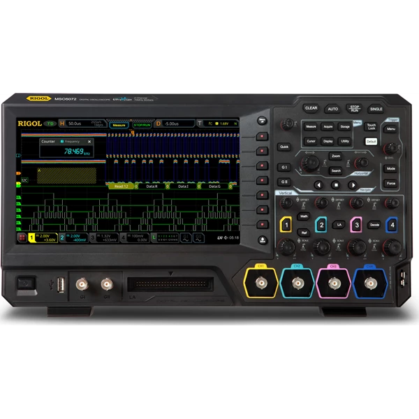 Rigol MSO5072 - Two Channel 70 MHz Digital / Mixed Signal Oscilloscope