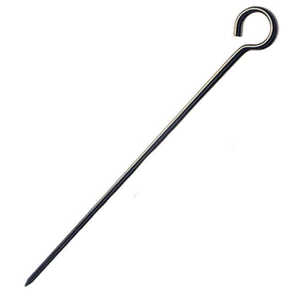 Stainless Steel Soil Pin with Looped Handle 1/4" x 20" - M.C. Miller Cat. 44707