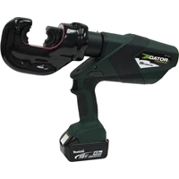 Greenlee EK1240CLX22 - 12 Ton Crimper (42mm Opening - PVC Covered Head) with Two Batteries and 230V Charger