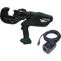 Greenlee EK1240CLX230 - 12 Ton Crimper (42mm Opening - PVC Covered Head) with 230V Corded Adapter (Does Not Include Batteries/Charger)