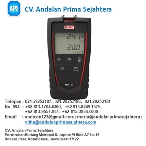  SAUERMANN MP 120 S Portable Anemo-Manometer No. Ref 24722