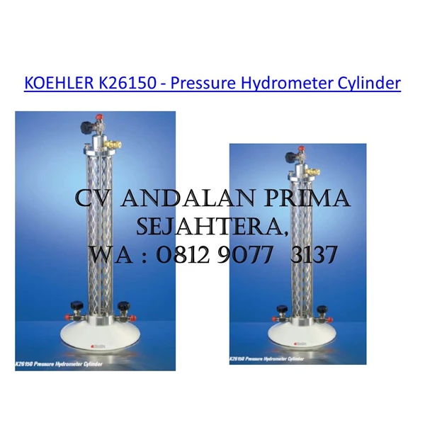 Koehler  K26150 PRESSURE HYDROMETER CYLINDER 