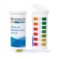 Hydrion - (9200) Spectral 0.0-6.0 Plastic pH Strip