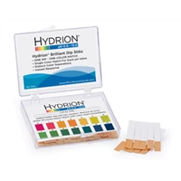 Hydrion Brilliant Dip Stik Plastic Strip 0-13