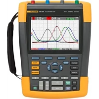 Fluke 190-504/AM/S Color ScopeMeter 500 MHz 4 channels with SCC-290 kit included