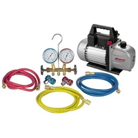 Robin Air Vacuum Pump With R134A Manifold Combo Kit