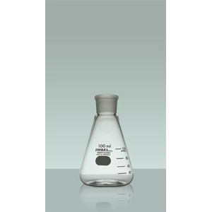 Iwaki Erlenmeyer Flask With TS Joint Without Glass Stopper (JIS Standard)