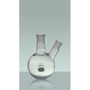 Iwaki Boiling Flask Round Bottom With Ts Joint 2 Neck