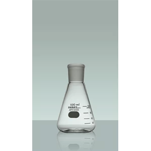 Iwaki Erlenmeyer Flask With TS Joint Without Glass Stopper (ISO K-6 Standard)