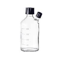 SOCOREX Clear Pyrex Glass with Connection Neck Ragent Bottles