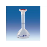 VITLAB Volumetric Flasks - PP - Class B with NS Stoppers